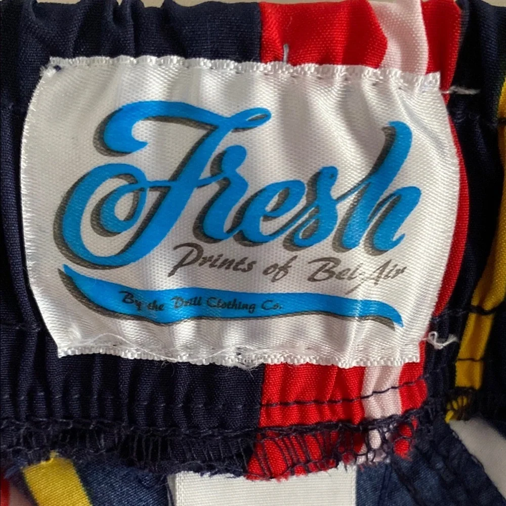 Fresh Red and Blue Board Shorts for Swim